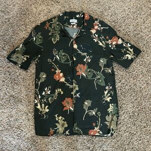 Zara Floral Button Down